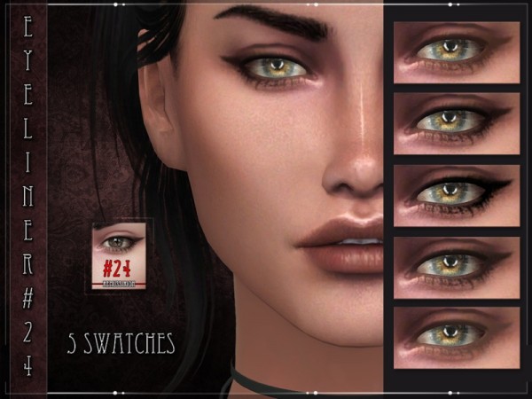  The Sims Resource: Eyeliner 24   Bottom lashes by Remus Sirion