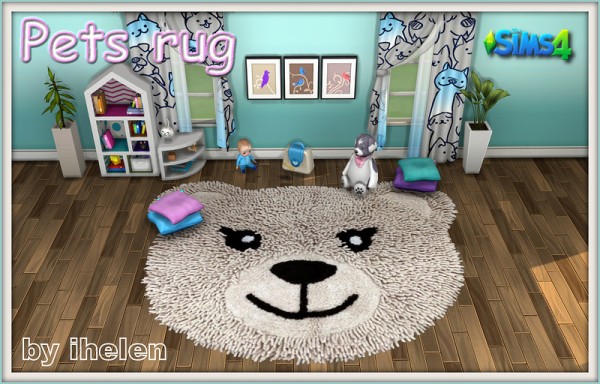  Ihelen Sims: Pets Rug