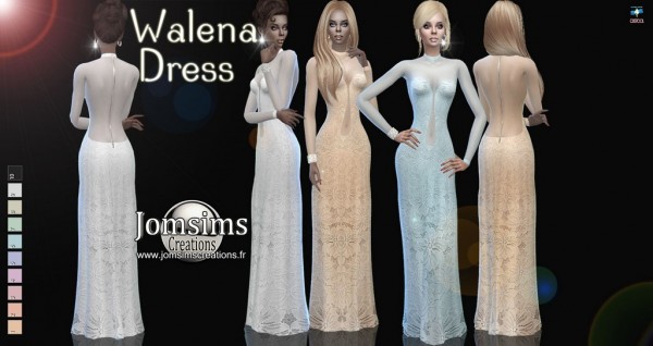  Jom Sims Creations: Walena dress