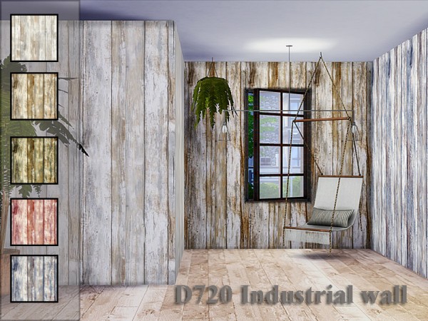 The Sims Resource: D720 Industrial wall