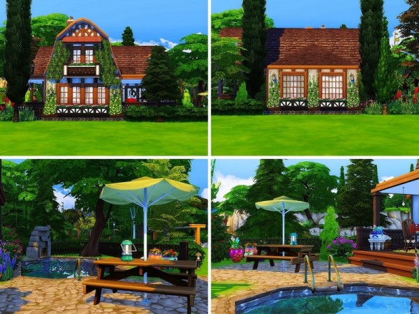  The Sims Resource: Cozy Family Cottage by MychQQQ