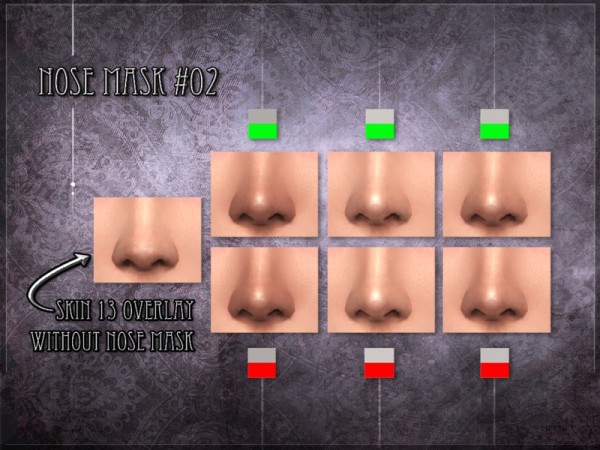  The Sims Resource: Nose mask 02 set by Remus Sirion