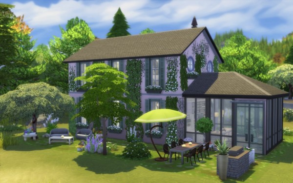  Sims Artists: La maison Rose