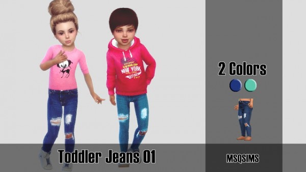  MSQ Sims: Toddler Jeans 01
