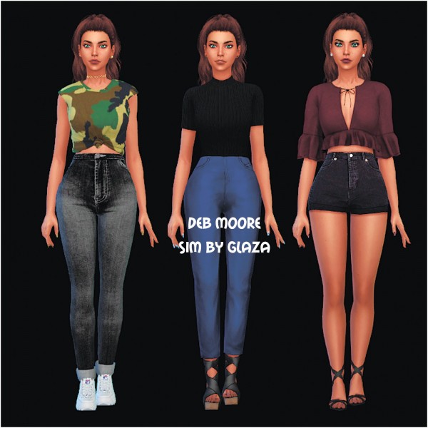 All by Glaza: Deb Moore • Sims 4 Downloads