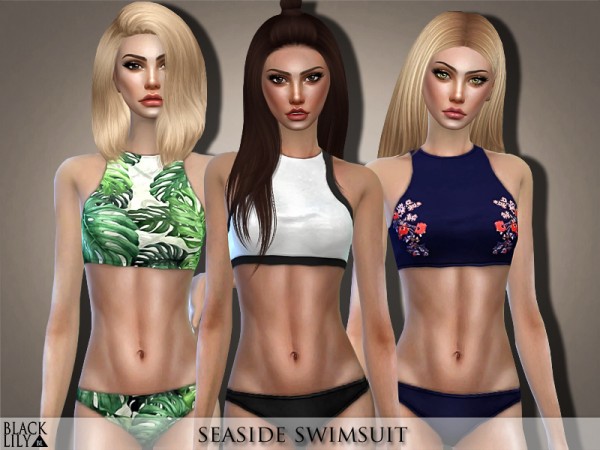  The Sims Resource: Seaside Swimsuit by Black Lily