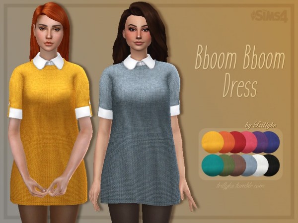 The Sims Resource: Bboom Bboom Dress by Trillyke
