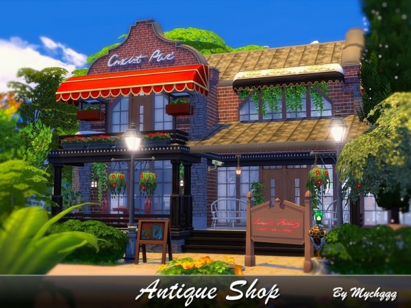  The Sims Resource: Antique Shop by MychQQQ