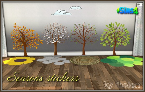  Ihelen Sims: Seasons stickers