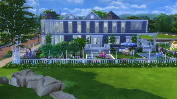 Mod The Sims: The Victorian Crescent no cc by EzzieValentine