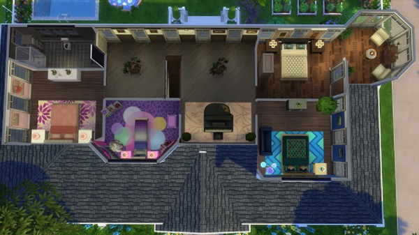  Mod The Sims: The Victorian Crescent no cc by EzzieValentine