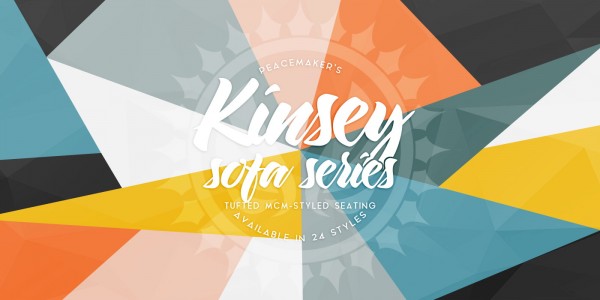  Simsational designs: Kinsey Sofa Series   MCM Inspired Seating