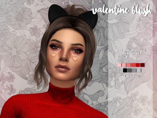  The Sims Resource: Valentine Blush by Heolims