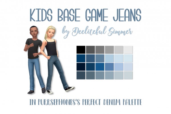  Deelitefulsimmer: Base game jeans