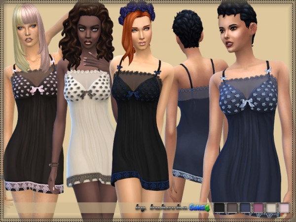  The Sims Resource: Nightdress by bukovka