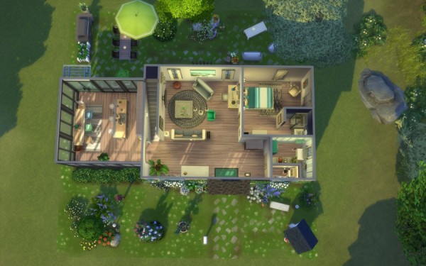 Sims Artists: La maison Rose