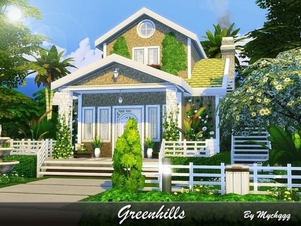  The Sims Resource: Greenhills house by MychQQQ