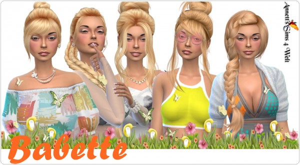  Annett`s Sims 4 Welt: Model Babette