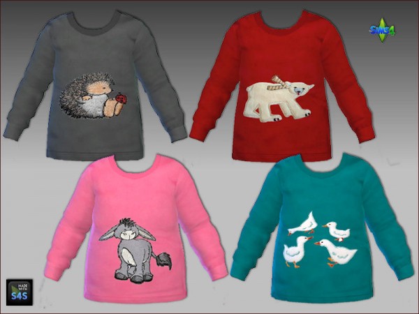  Arte Della Vita: Toddler shirts with animal applications