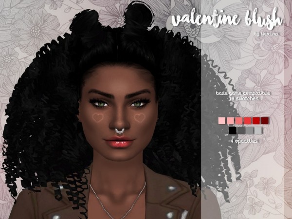  The Sims Resource: Valentine Blush by Heolims
