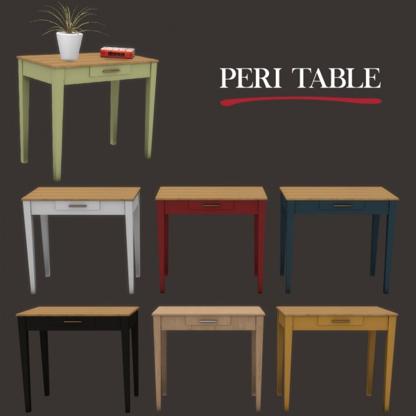  Leo 4 Sims: Peri Table