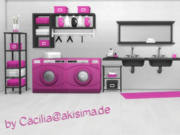 Akisima Sims Blog: Laundry shelf