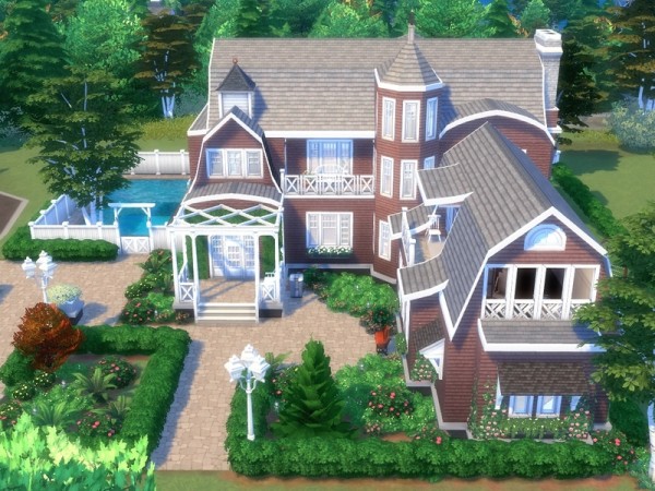  The Sims Resource: Seaclusion Coastal Mansion by Moniamay72