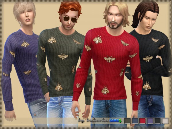  The Sims Resource: Sweater Insects by bukovka