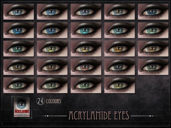  The Sims Resource: Acrylamide Eyes by RemusSirion
