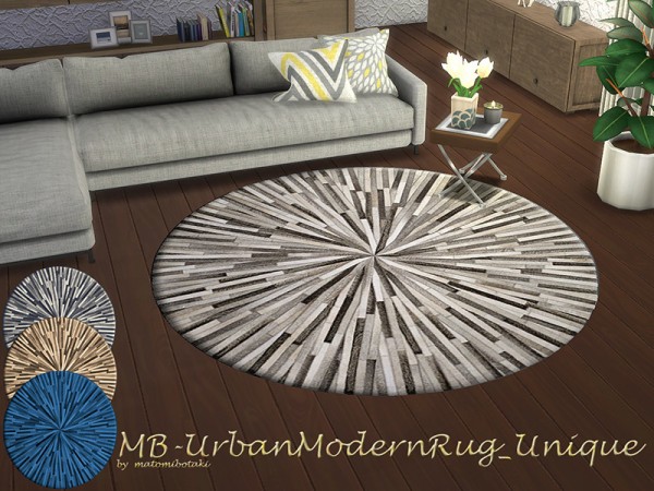  The Sims Resource: Urban Modern Rug Unique by matomibotaki