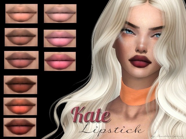  The Sims Resource: Kate Lipstick by Baarbiie GiirL