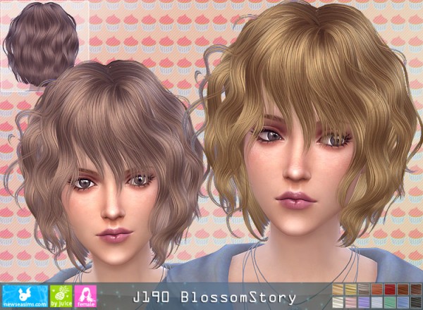  NewSea: J190 Blossom Story donation hairstyle