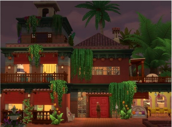  All4Sims: Esmeralda house by Oldbox