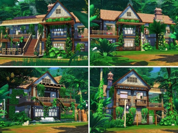  The Sims Resource: Wild Life In Tropics house by MychQQQ