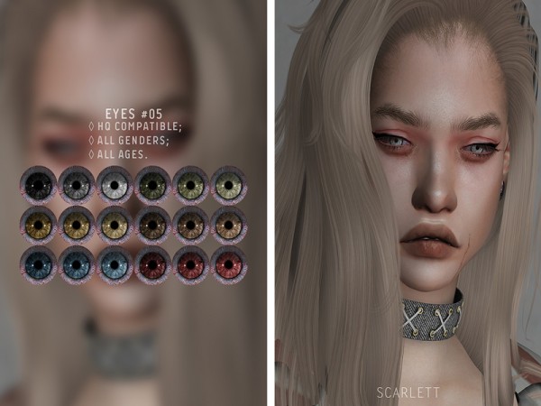  The Sims Resource: Eyes 05 by Scarlett content