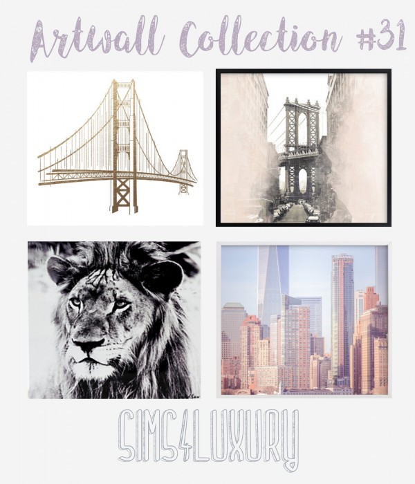  Sims4Luxury: Artwall Collection 31