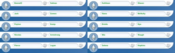  Mod The Sims: English Names For Everyone by Pawlq