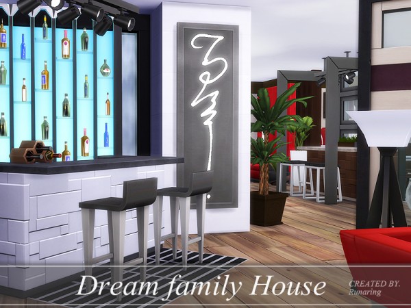  The Sims Resource: Dream family house No cc by Runaring