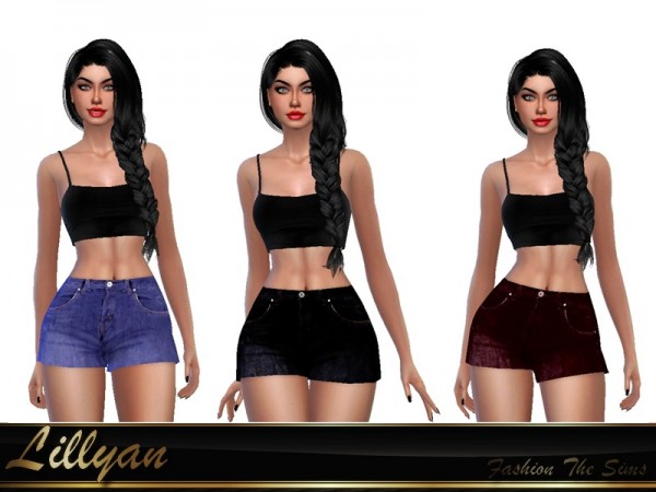  The Sims Resource: Short Jeans by LYLLYAN