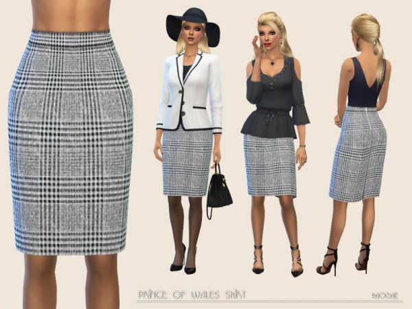  The Sims Resource: Prince of Wales Skirt by Paogae