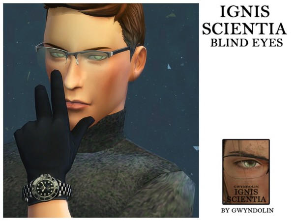  The Sims Resource: Ignis Scientia Normal and Blind Eyes by Gwyndolin