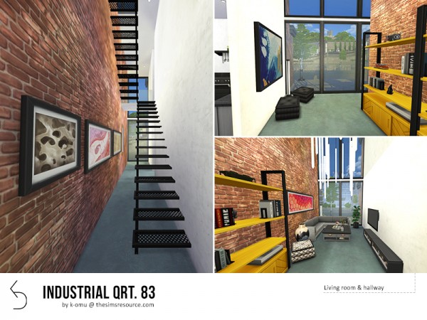  The Sims Resource: Industrial Qrt. 83 house by k omu