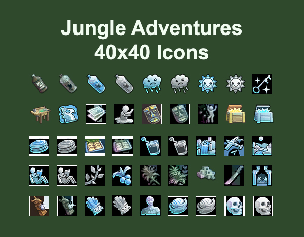  Mod The Sims: Jungle Adventure Icons by Simmiller
