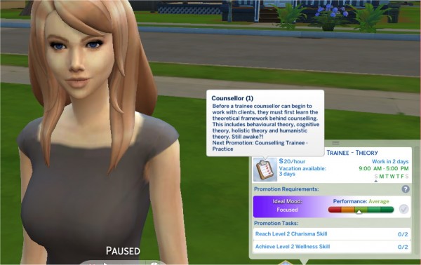  Mod The Sims: Counsellor Career by PurpleThistles