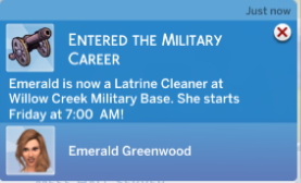  Mod The Sims: Military Career by Sims Love