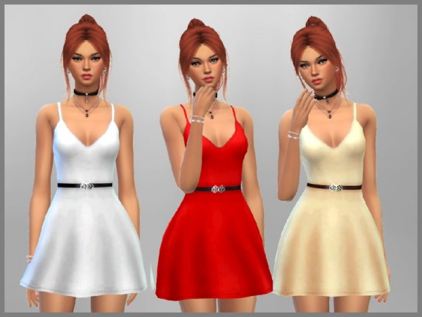  The Sims Resource: Jenna Dress by SweetDreamsZzzzz