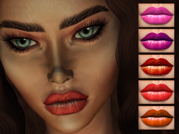  The Sims Resource: Petal lipstick by Sharareh