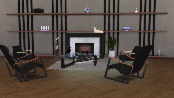 Meinkatz Creations: Livingroom armchair by Vitra