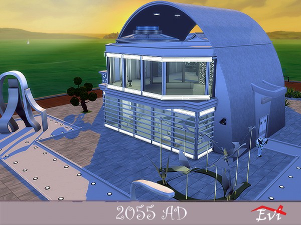 The Sims Resource: 2055 A.D.  house by evi