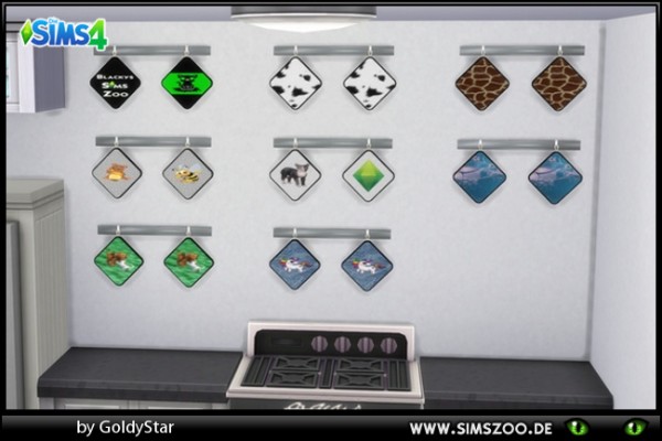  Blackys Sims 4 Zoo: Oven cloth by GoldyStar